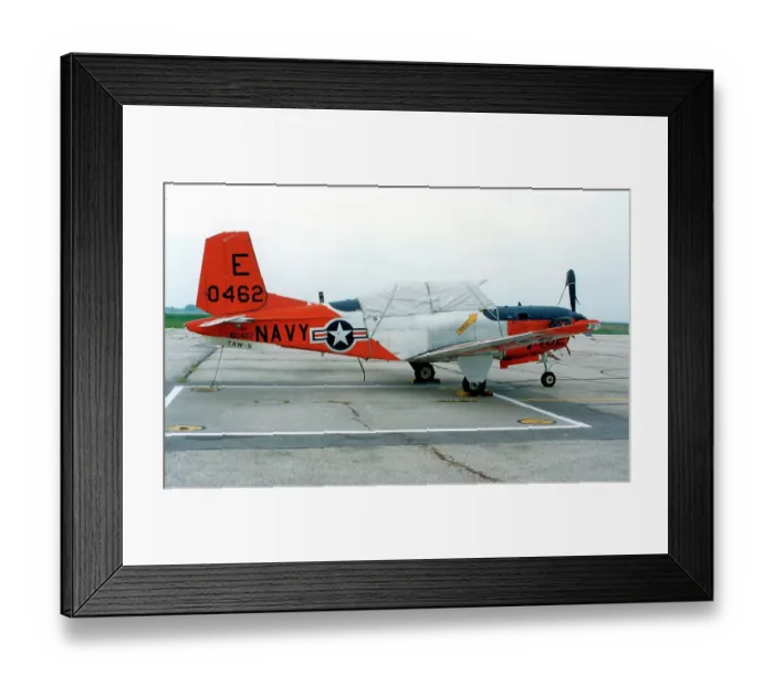 Framed Print : Beechcraft T-34C Mentor 160462 Framed Print : Beechcraft T-34C Mentor 160462