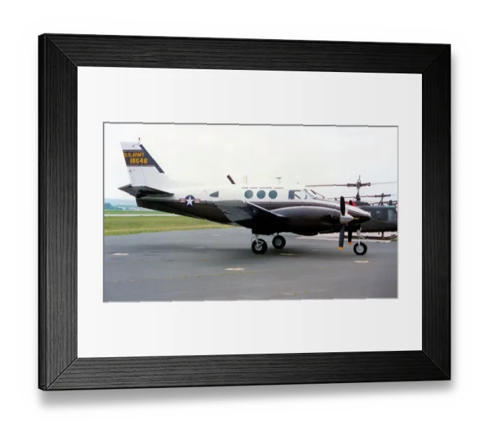 Framed Print : Beechcraft U-21A Ute 67-18048 Framed Print : Beechcraft U-21A Ute 67-18048