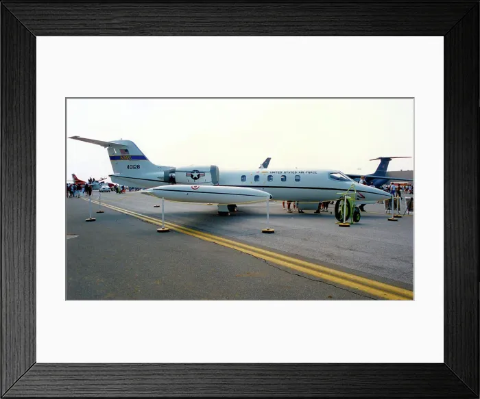 Framed Print : Gates Learjet C-21A 84-0128 Framed Print : Gates Learjet C-21A 84-0128