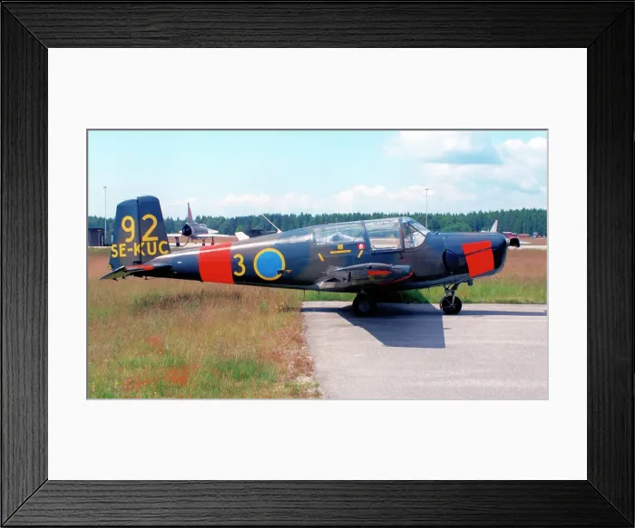 Framed Print : SAAB 91C Safir SE-KUC Framed Print : SAAB 91C Safir SE-KUC