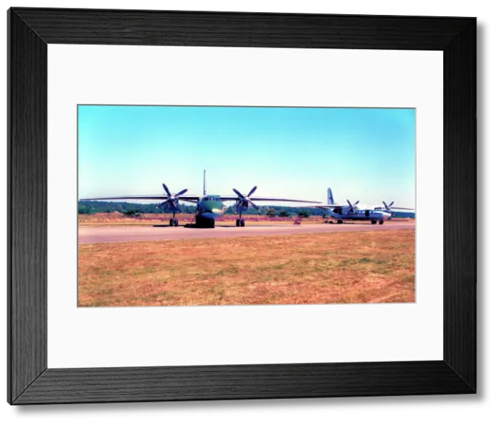 Framed Print : Antonov An-26 2409 and An-24RV 5605 Framed Print : Antonov An-26 2409 and An-24RV 5605