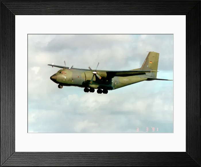Framed Print : Transall C-160D 50+85 Framed Print : Transall C-160D 50+85