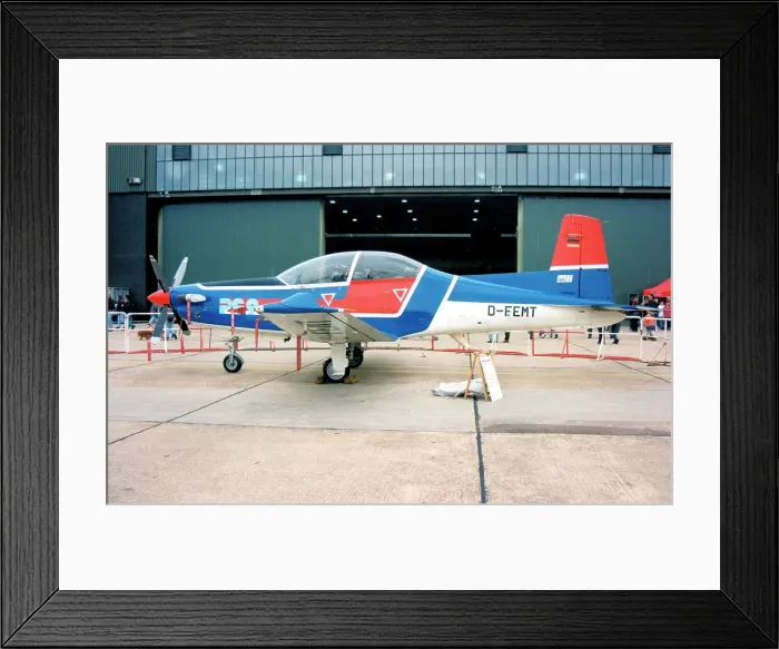Framed Print : Pilatus PC-9B D-FEMT Framed Print : Pilatus PC-9B D-FEMT