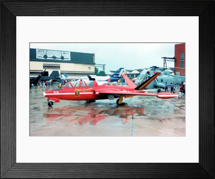 Framed Print : Fouga CM. 170R Magister MT31 Framed Print : Fouga CM. 170R Magister MT31