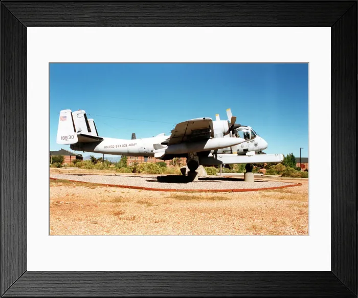 Framed Print : Grumman OV-1D Mohawk 67-18930 Framed Print : Grumman OV-1D Mohawk 67-18930