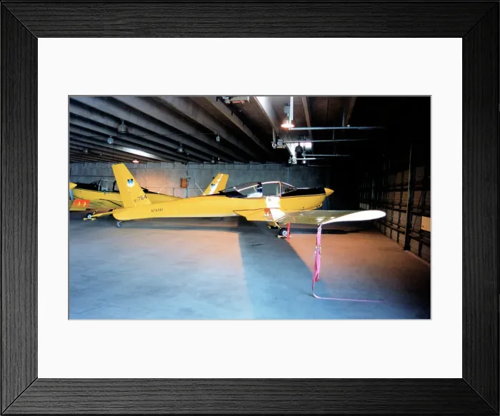 Framed Print : Schweizer TG-7 87-0764 - N764AF Framed Print : Schweizer TG-7 87-0764 - N764AF