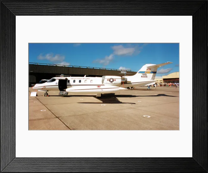 Framed Print : Gates Learjet C-21A 84-0126 Framed Print : Gates Learjet C-21A 84-0126