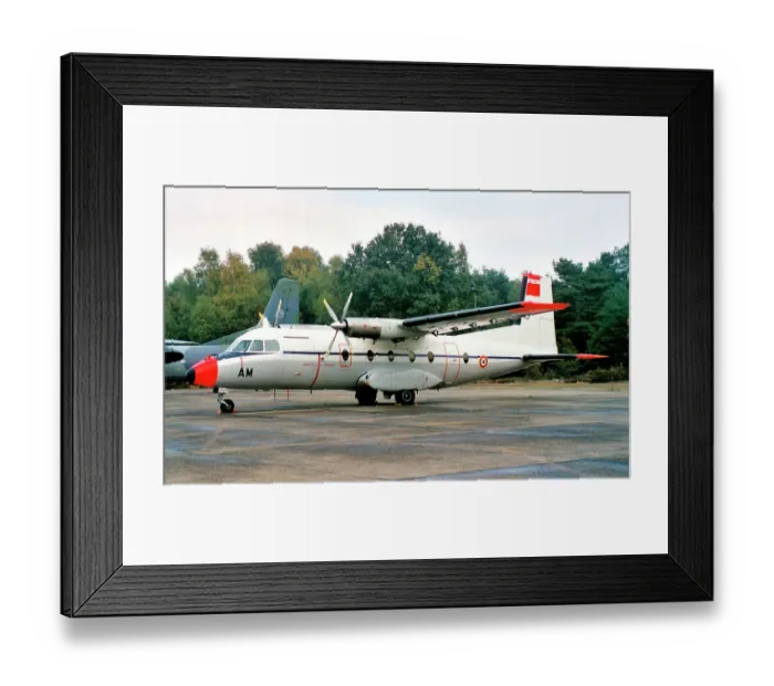 Framed Print : Aerospatiale N. 262D 109 - AM Framed Print : Aerospatiale N. 262D 109 - AM