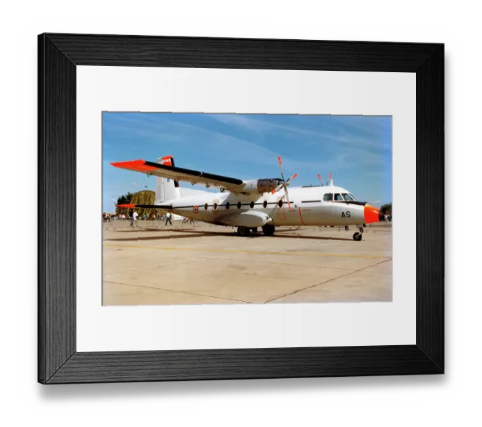 Framed Print : Aerospatiale N. 262D 110 - AS
