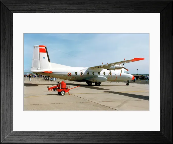 Framed Print : Aerospatiale N. 262D 110 - AS Framed Print : Aerospatiale N. 262D 110 - AS