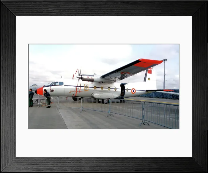Framed Print : Aerospatiale N. 262D 83 - DB Framed Print : Aerospatiale N. 262D 83 - DB