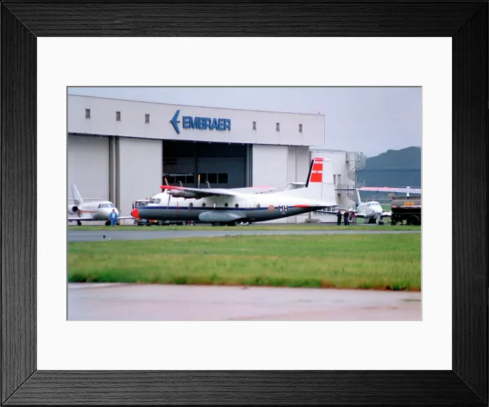 Framed Print : Aerospatiale N. 262A 55 - F-ZVMH Framed Print : Aerospatiale N. 262A 55 - F-ZVMH