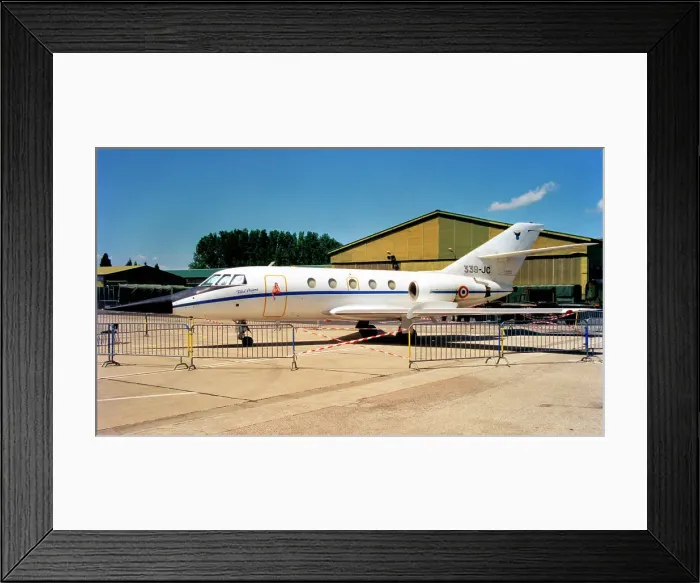Framed Print : Dassault Falcon 20SNR 451 - 339-JC Framed Print : Dassault Falcon 20SNR 451 - 339-JC