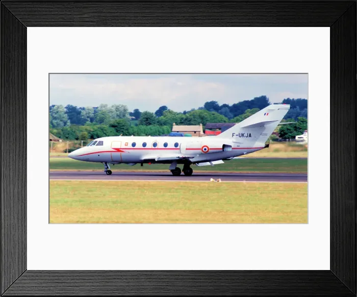 Framed Print : Dassault Falcon 20F 182 - F-UKJA Framed Print : Dassault Falcon 20F 182 - F-UKJA