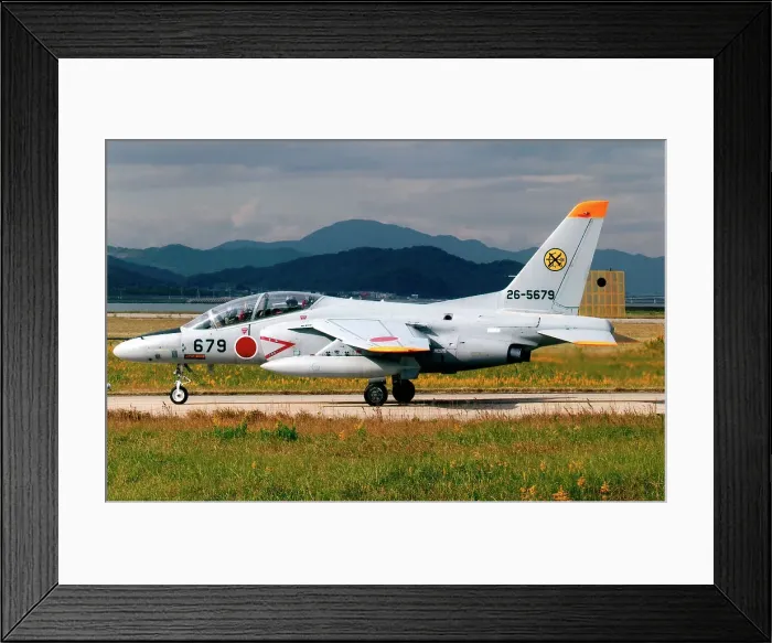 Framed Print : Kawasaki T-4 26-5679 Framed Print : Kawasaki T-4 26-5679