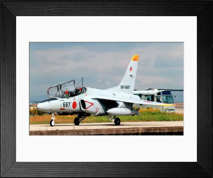 Framed Print : Kawasaki T-4 26-5687 Framed Print : Kawasaki T-4 26-5687