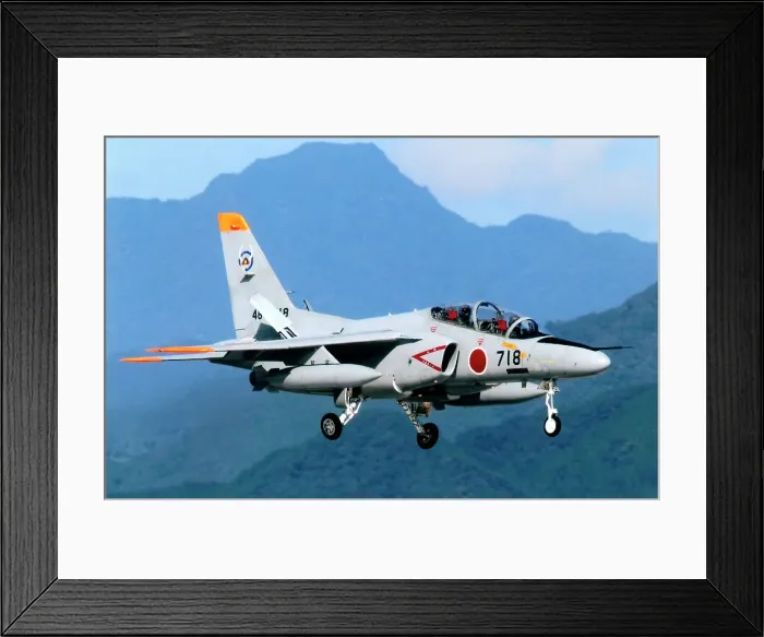 Framed Print : Kawasaki T-4 46-5718 Framed Print : Kawasaki T-4 46-5718