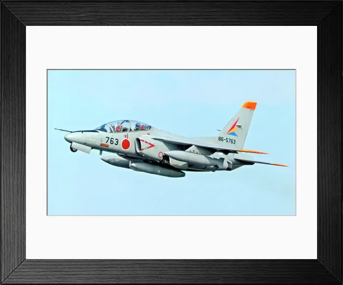 Framed Print : Kawasaki T-4 86-5763 Framed Print : Kawasaki T-4 86-5763