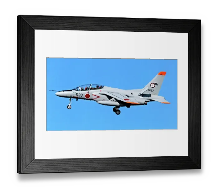 Framed Print : Kawasaki T-4 06-5637 Framed Print : Kawasaki T-4 06-5637