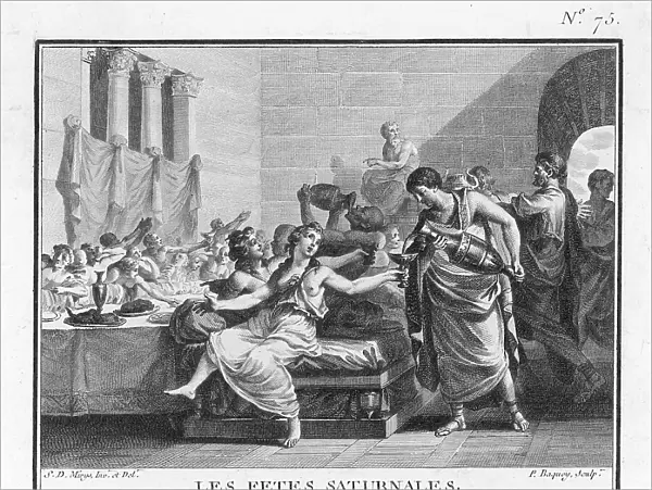 Roman orgy to celebrate the Saturnalia