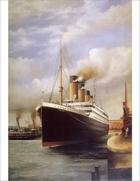 RMS Titanic docked