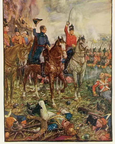 Wellington reorganizes his defence - Battle of Waterloo