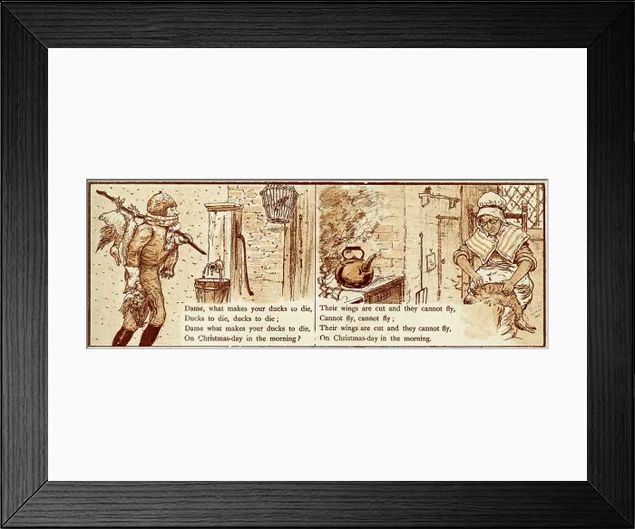 Framed Print : Dame, what makes your ducks to die Framed Print : Dame, what makes your ducks to die