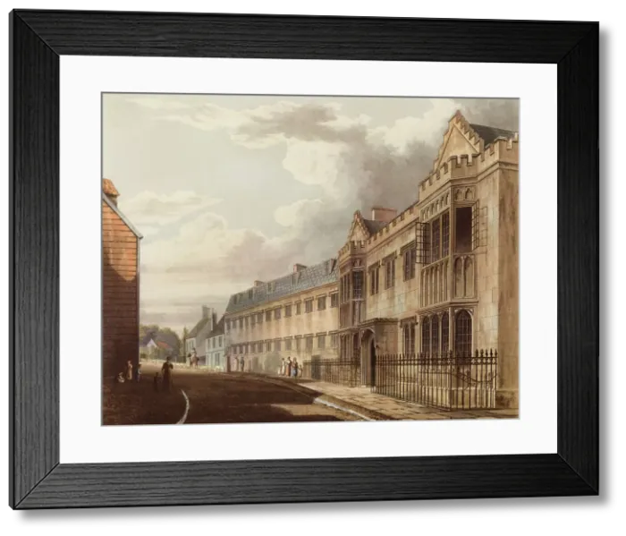Framed Print : First Master's House at Harrow School. Date: 1816 Framed Print : First Master's House at Harrow School. Date: 1816