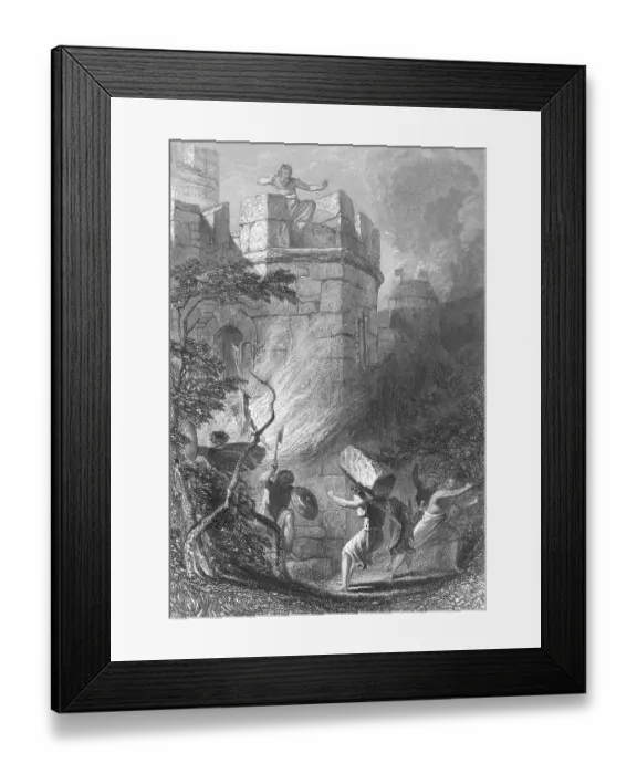 Framed Print : Death of Roderick O'Donnell