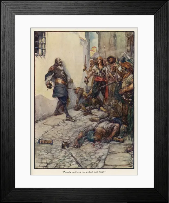 Framed Print : Siege of Porto Bello Framed Print : Siege of Porto Bello