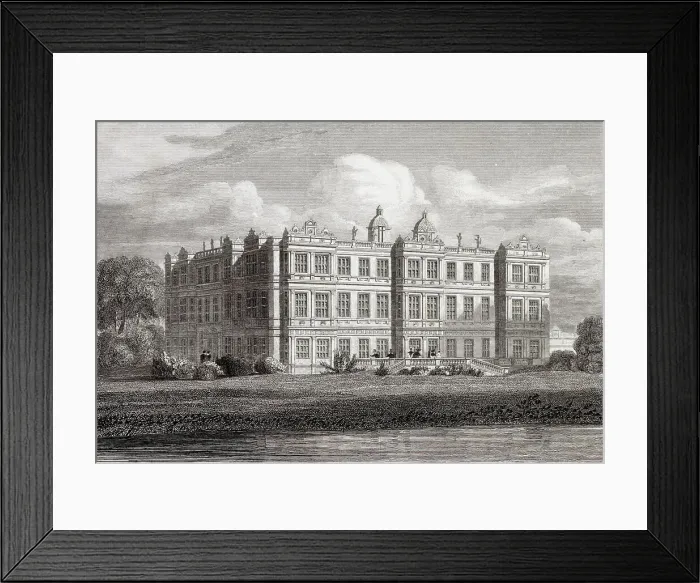Framed Print : Longleat House, Wiltshire, England Date: 1830 Framed Print : Longleat House, Wiltshire, England Date: 1830