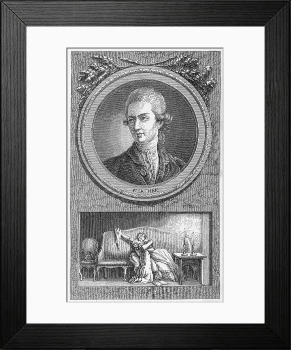 Framed Print : Werther by Johann von Goethe Framed Print : Werther by Johann von Goethe