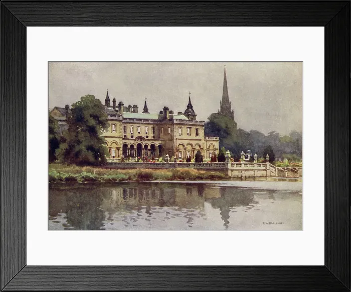 Framed Print : Clumber Park, Nottinghamshire, England Date: 1913 Framed Print : Clumber Park, Nottinghamshire, England Date: 1913