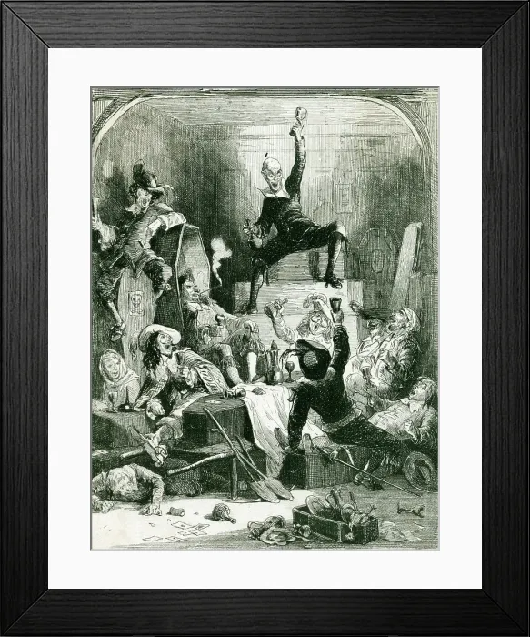 Framed Print : Great Plague of London of 1665