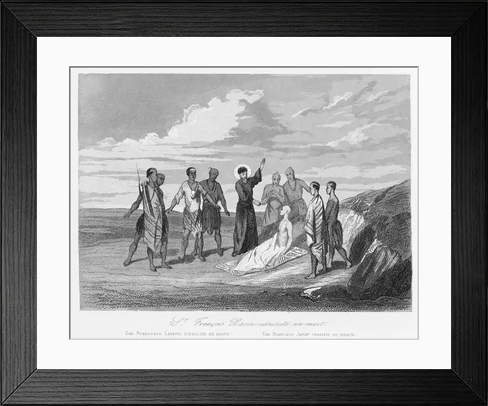 Framed Print : Missionary Francis Xavier in Japan Framed Print : Missionary Francis Xavier in Japan