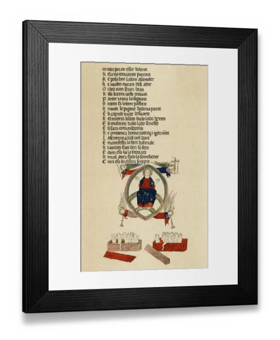 Framed Print : Page from the Barsegape manuscript Framed Print : Page from the Barsegape manuscript