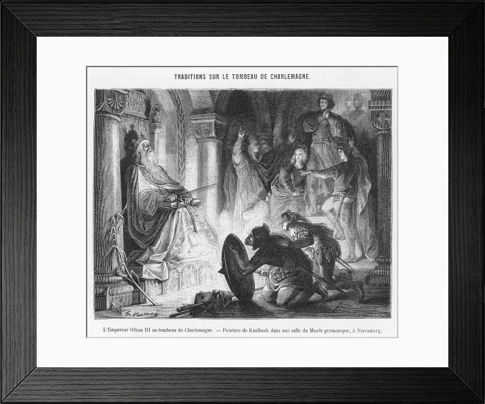 Framed Print : Charlemagne, King and Emperor Framed Print : Charlemagne, King and Emperor