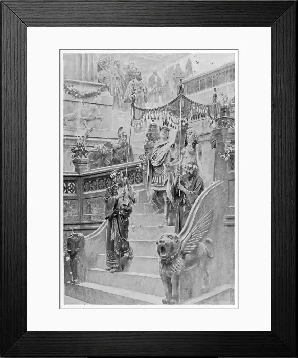 Framed Print : Alexander the Great, King of Macedon, marries Roxana Framed Print : Alexander the Great, King of Macedon, marries Roxana