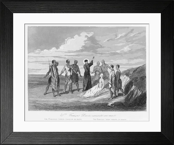 Framed Print : Francisco Javier, miracle at Travancore, India Framed Print : Francisco Javier, miracle at Travancore, India
