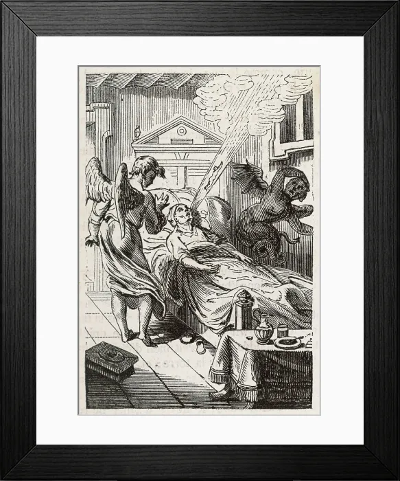 Framed Print : THE DEPARTING SOUL Framed Print : THE DEPARTING SOUL