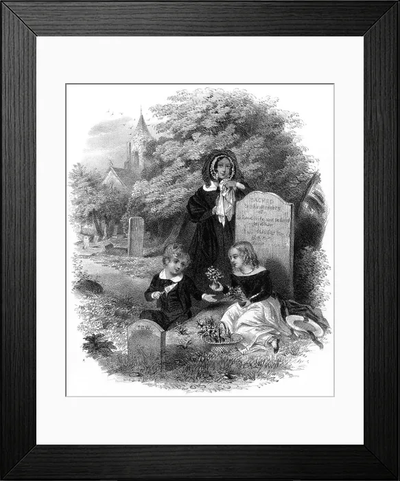 Framed Print : CEMETERY MOTHER'S GRAVE Framed Print : CEMETERY MOTHER'S GRAVE