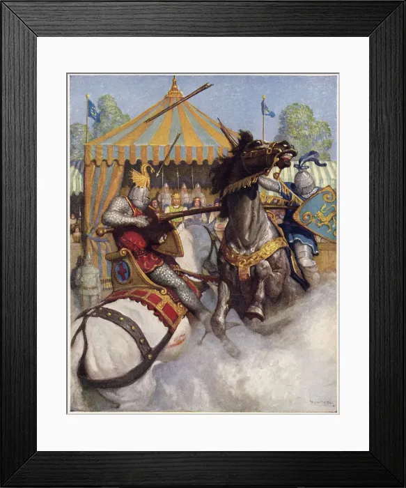 Framed Print : Tournaments Framed Print : Tournaments