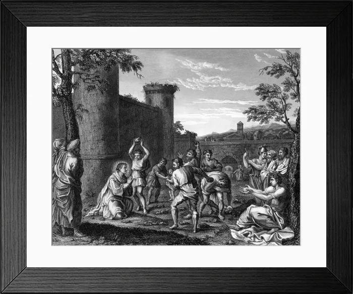 Framed Print : STONING OF ST STEPHEN Framed Print : STONING OF ST STEPHEN