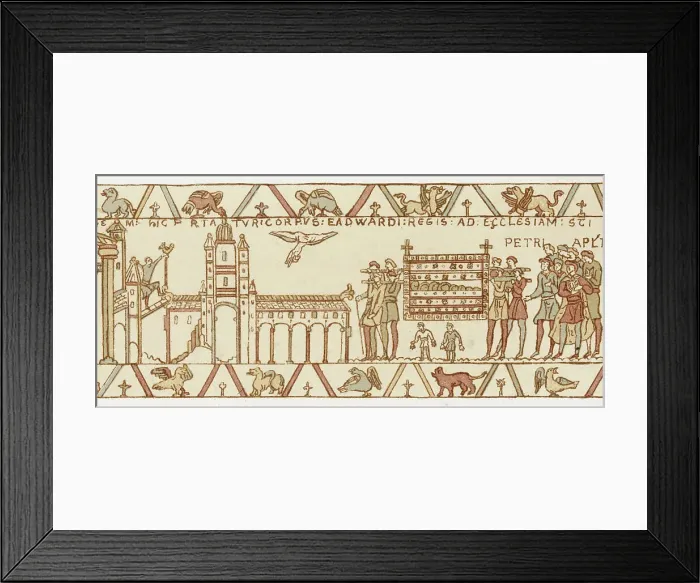 Framed Print : EDWARD CONFESSOR DIES Framed Print : EDWARD CONFESSOR DIES
