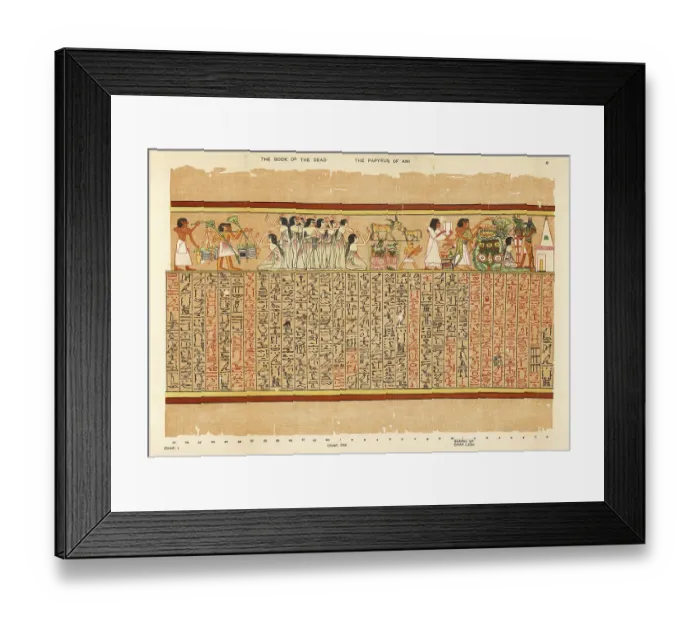 Framed Print : EGYPTIAN PROCESSION Framed Print : EGYPTIAN PROCESSION
