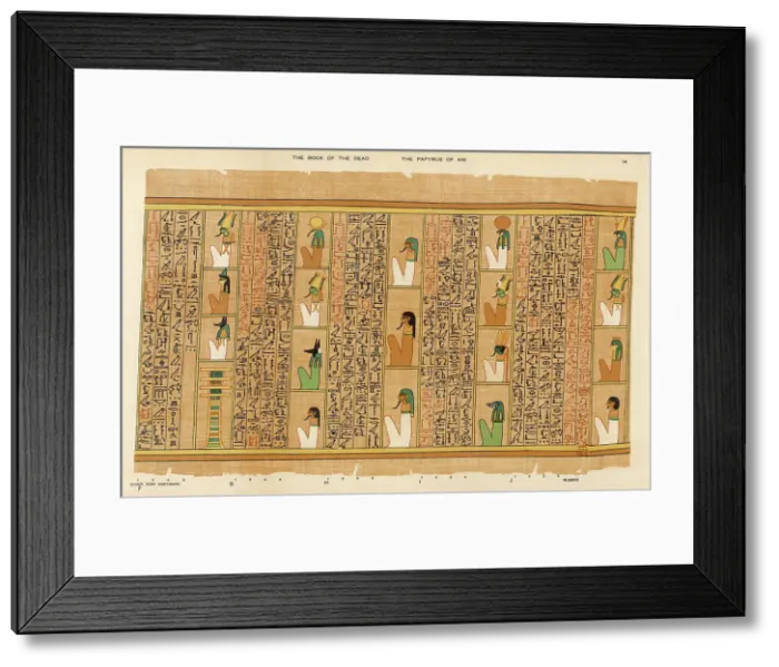Framed Print : BOOK OF THE DEAD / 14 Framed Print : BOOK OF THE DEAD / 14