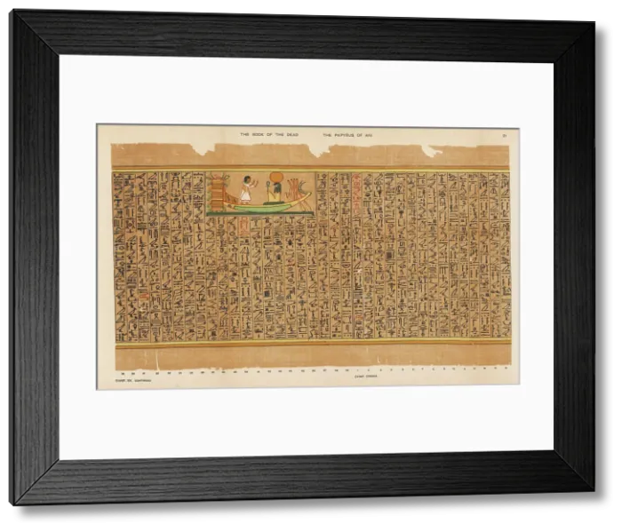 Framed Print : BOOK OF THE DEAD / 21 Framed Print : BOOK OF THE DEAD / 21