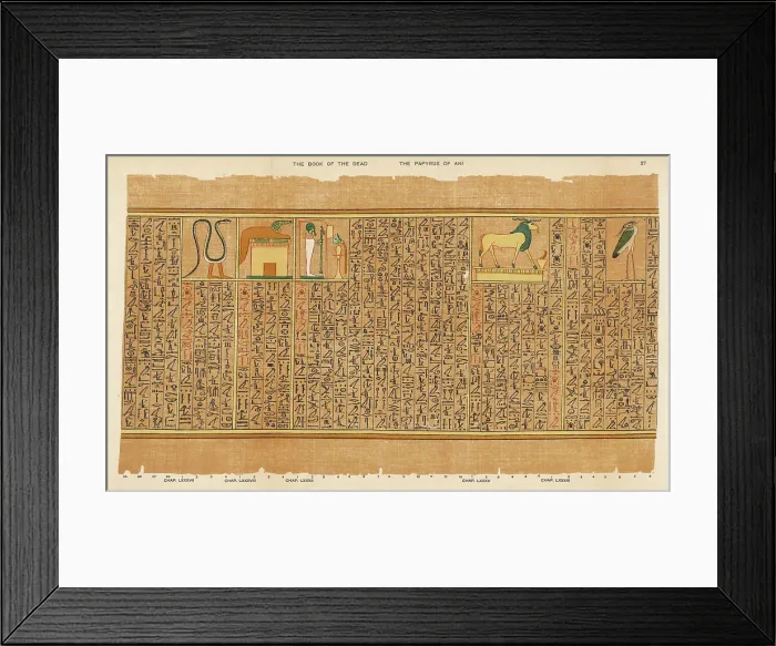 Framed Print : Book Dead 27 Religion Egypt Serpent Se Ta Crocodile Framed Print : Book Dead 27 Religion Egypt Serpent Se Ta Crocodile