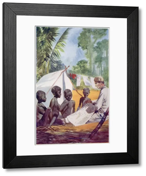Framed Print : Aboriginal children 1914 Framed Print : Aboriginal children 1914
