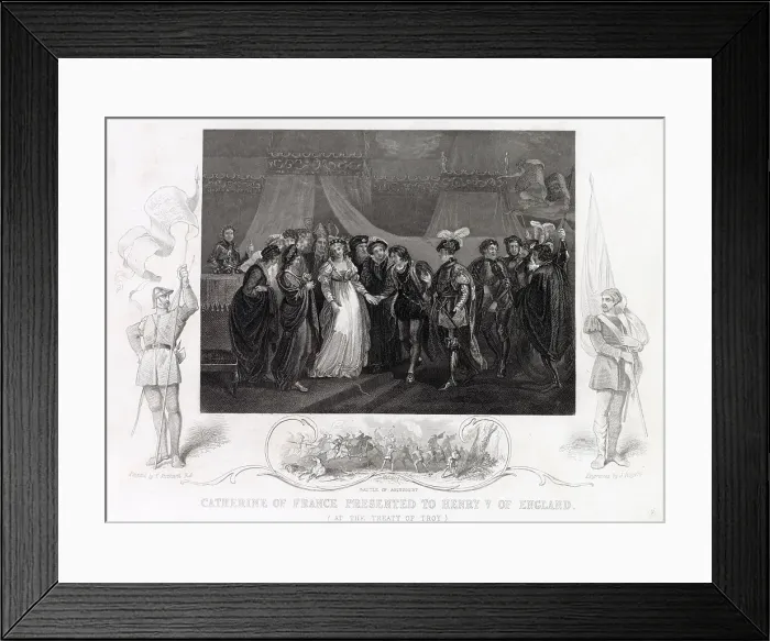 Framed Print : Treaty of Troyes 1420 Framed Print : Treaty of Troyes 1420